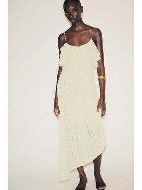 Yellow Zara Lace Dress for Sale up to 90% Off: Poshmark